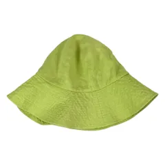 CA4LA リネン 麻 バケットハット ライムグリーン 日本製 【送料込み】