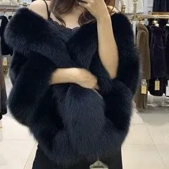 ファーショール付きボレロ 黒茶 結婚式 パーティー用 ケープ 2色