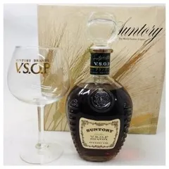 【未成年の飲酒は法律で禁じられています】サントリ－ ブランデー ＶＳＯＰ ４３度 ７２０ml（オールドボトル）のサムネイル