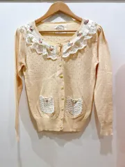 クロシェ ヴィンテージ 春 カーディガン