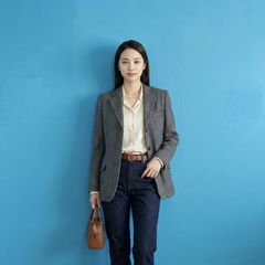【美品】Weekend MaxMaraヘリンボーンジャケット MaxMara Weekend ヘリンボーン ウールジャケット 40 グレー 美品