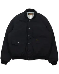 1980s USA EDDIE BAUER(エディー・バウアー) タイプ A-1 グースダウン ジャケット ブラック ヴィンテージ アメリカ製