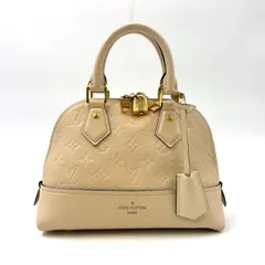 LOUIS VUITTON ネオアルマBB モノグラムアンプラント モノグラムアンプラント 2WAY クレーム レザー アイボリー ハンドバッグ ゴールド M44858 