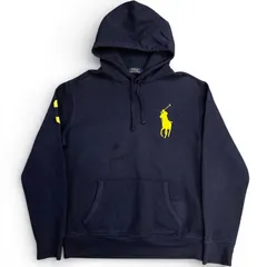 POLO RALPH LAUREN プルオーバー パーカー ネイビー ビッグポニー Size L