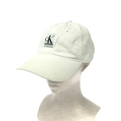 CALVIN KLEIN カルバンクライン キャップ 表記サイズ:S ボックスロゴ/CK/コットン    ホワイト ユニセックス / 240001187113