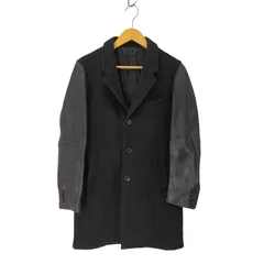 モンキータイム MONKEY TIME 袖レザー チェスターコート メンズ JPN：S 