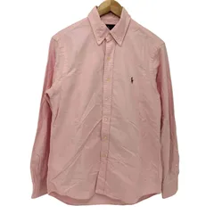 ラルフローレン RALPH LAUREN ポニー刺繍 コットン100 ボタンダウン オックスフォード L/S シャツ メンズ import：S 