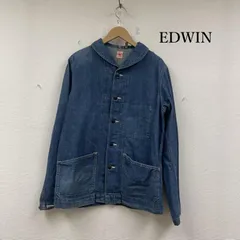 エドウィン 101 ヘチマ デニム カバーオール ジャケット ショールカラー 1046 メンズ 36 ISItems【USED】【古着】【中古】50152752のサムネイル