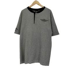 ハーレーダビッドソン HARLEY-DAVIDSON CAL CRU USA製 ヘンリーネックTシャツ メンズ JPN：L 