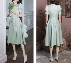 パーティー 結婚式 ドレス 送料無料 二次会 おしゃれ ミント