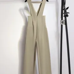 ファッション ジャンプスーツ サロペット ノースリーブ