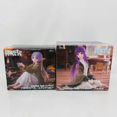 【未開封】 葬送のフリーレン DESKTOP CUTE デスクトップキュート フリーレン ルームウェア フェルン 2体 まとめ セット / タイトー プライズ