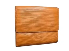 LOUIS VUITTON ルイヴィトン 二つ折り財布 ポルトモネ・ビエ・カルトクレディ M6348H マンダリン エピレザー レディース Wホック