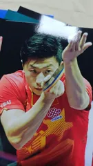 馬龍 卓球スター写真16枚セット 赤ユニフォームアクションフォト コレクション用