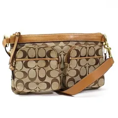 コーチ シグネチャー ウエストポーチ ウエストバッグ ボディバッグ