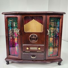 ELEMICA ジュエリーボックス オルゴール付き 木製 昭和レトロ - メルカリ