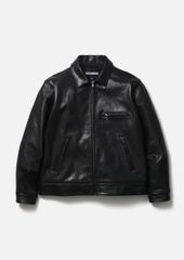 LEATHER POLICEMAN JACKET - メルカリ
