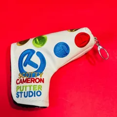 スコッティキャメロン　新作パターカバー　ホワイト　フッククリップ付き　検索スコッチキャメロンパターカバー