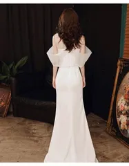 ワンピース オープンショルダー 大人上品 キレイなドレス