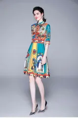 ワンピース ドレス セレブ感 インスタ映え ☆ド派手