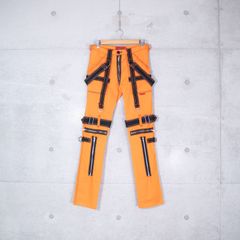Vlone ボンテージパンツ オレンジ サイズM - メルカリ