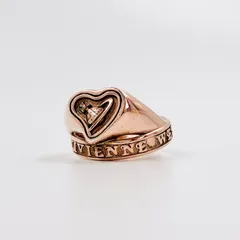 【激レア】ヴィヴィアンウエストウッド Vivienne Westwood リング ハート オーブ XS 925 ゴールド ピンクゴールド 指輪 アクセサリー シルバー925 金