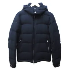 シップスジェットブルー SHIPS JET BLUE ダウンジャケット ダウンコート ウール フード L 紺 ネイビー 0204