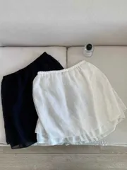 新作 レイヤード スカート