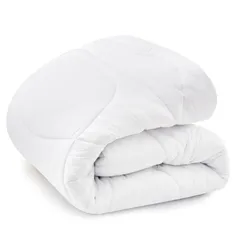 【数量限定】150x210cm 暖かい 洗える 抗菌防臭 軽量 冬 防ダニ 通気性 肌掛け布団 オールシーズン 羽毛布団 セミダブル - 快適な睡眠を提供する 掛け布団 1.8kg ホワイト