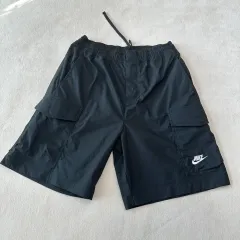 ナイキ ブラック カーゴ ハーフパンツ L