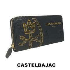 【✨未使用✨】CASTELBAJAC 長財布　コメット　牛革　シボ　ゴールド金具 ✨未使用✨】CASTELBAJAC 長財布 コメット 牛革 シボ ゴールド金具