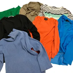 春服 ニット スカート カーディガン ブラウス 7点まとめ売り 【C457】