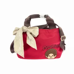 SALON de RUBAN  サロンドルヴァン 2WAYバッグ  50周年限定 モンチッチ ナイロン    レッド レディース / 240001187434