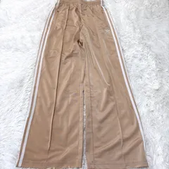古着 adidas アディダス トラックパンツ スリーストライプス ベージュ 2512-462