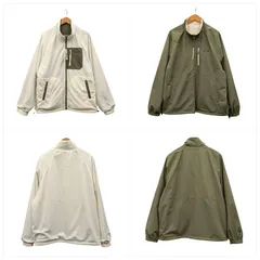 未使用品 FIRST DOWN ALL WEATHER TEX ファーストダウン リバーシブル スタンドブルゾン ナイロン フリース カーキ系 9452623 サイズ LL
