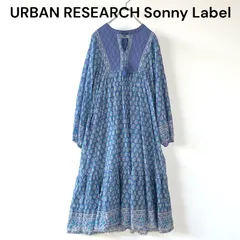 URBAN RESEARCH Sonny Label アーバンリサーチサニーレーベル エスニック ワンピース ブルー