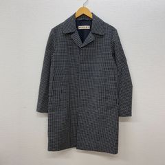 coor クーア ミニチェック ジップシャツブルゾン スイングトップ 