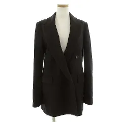 ルシェルブルー LE CIEL BLEU コート チェスターコート ダブル 長袖 ブラック 黒 40