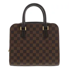 【値下げ】LOUIS VUITTON ルイヴィトン トリアナ ハンドバッグ N51155 レディース ダミエキャンバス ブラウン 中古