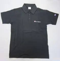 メンズ　ポロシャツ　半袖　Champion 　チャンピオン　C3-P306　男性　カジュアル　黒　ブラック　Mサイズ