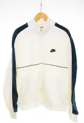 シュプリーム SUPREME NIKE ナイキ 21SS Velour Track jacket ベロアトラックジャケット ジャケット ホワイト Lサイズ 103MT-3914