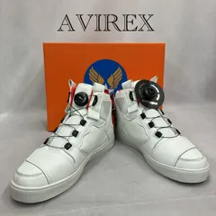 AVIREX DICTATOR MC WHITE/RED アヴィレックス ディクテイター バイク用シューズ ダイヤル式 AV2278-01 27cm_241068のサムネイル