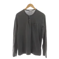 ジェームスパース JAMES PERSE STANDARD JAMES PERSE Tシャツ カットソー 2 グレー 長袖 ポケット付き ヘンリーネック /RRのサムネイル