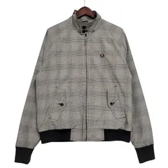 【中古品】FRED PERRY フレッドペリー J3211 GLEN CHECK HARRINGTON JACKET グレンチェック ハリントン ジャケット アウター 【141-260208-yn-11-izu】