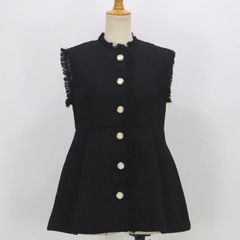一度着用✳︎ルフィル le phil✳︎ペプラムジレ　ベスト 一度着用✳︎ルフィル le phil✳︎ペプラムジレ ベスト - メルカリ