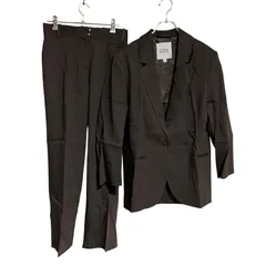  COS コス セットアップ 上下 ２点 スーツ ジャケット スラックス 長ズボン レディース 34【ZK51】