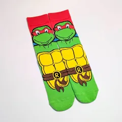 【 crew socks / クルーソックス 】『 Teenage Mutant Ninja Turtles / タートルズ / ラファエロ 』 靴下 / ソックス〚アメリカン雑貨 アメトイ〛