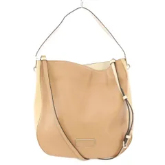 マークバイマークジェイコブス MARC by MARC JACOBS 2WAY ショルダーバッグ ハンドバッグ ワンハンドル ロゴ バイカラー ピンクベージュ /BB