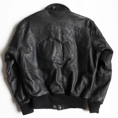 美品】 VAN JAC 【オールレザー スタジャン】F ヴァン ワッペン