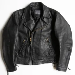 【美品/ビッグサイズ】KADOYA【ダブルライダースジャケット】3L レザー ブラック カドヤ 26020005